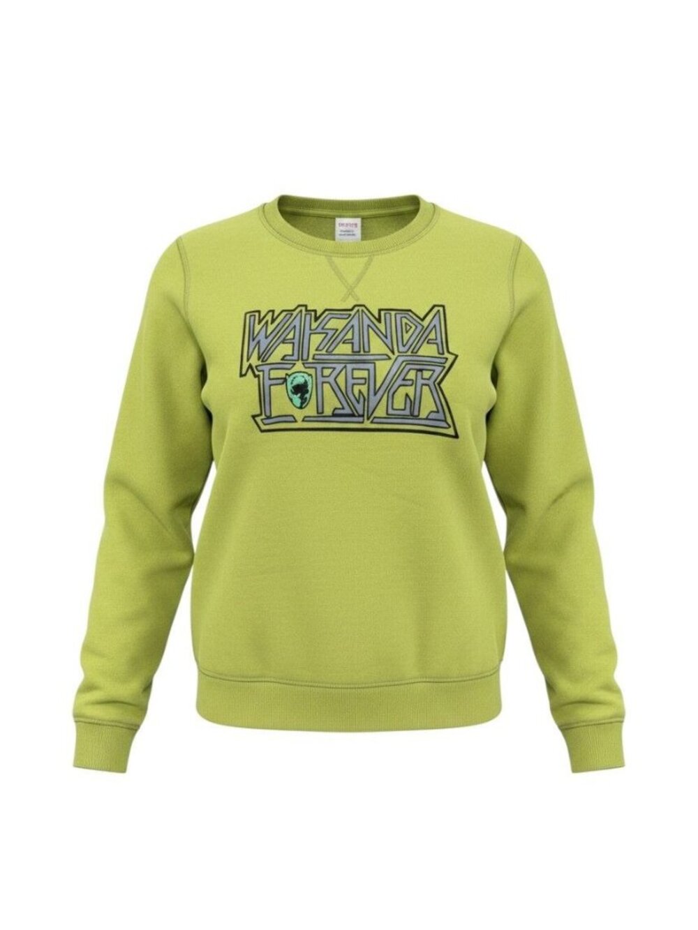 Marvel Men's Wakanda Forever Green Crewneck Sweatshirt Size S NWT